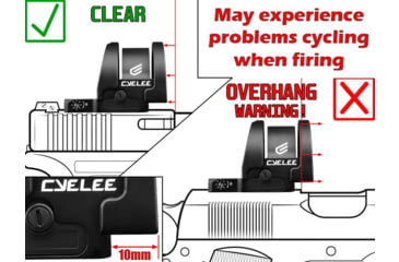 Image of Cyelee Optics BULL PRO Reflex Red Dot Sight, 1x34.5x26mm, 3 MOA Dot, Black, X003XV5CCZ