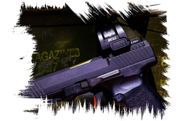 Image of Cyelee Optics BULL X PRO Reflex Red Dot Sight, 1x34.5x26mm, 2 MOA Dot/26 MOA Circle, Black, X003ZQ2KW3