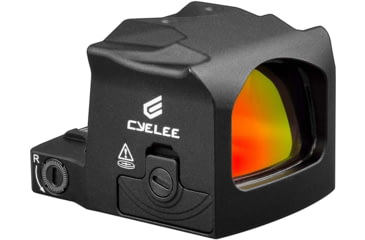 Image of Cyelee Optics CAT EDG Reflex Red Dot Sight, 1x23x16mm, 3 MOA Dot, Black, CO-CAT-EDG