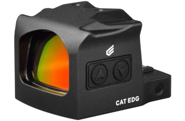 Image of Cyelee Optics CAT EDG Reflex Red Dot Sight, 1x23x16mm, 3 MOA Dot, Black, CO-CAT-EDG