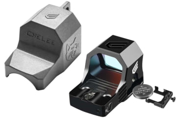 Image of Cyelee Optics CAT SRS6 PRO Reflex Red Dot Sight, 1x21x16.5mm, 6 MOA Dot, Black, X004OOZL3Z