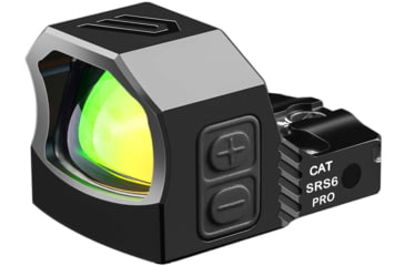 Image of Cyelee Optics CAT SRS6 PRO Reflex Red Dot Sight, 1x21x16.5mm, 6 MOA Dot, Black, X004OOZL3Z