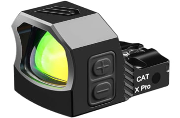 Image of Cyelee Optics CAT X PRO Reflex Red Dot Sight, 1x21x16.5mm, 3 MOA Dot/30 MOA Circle, Black, X003ZVATAX