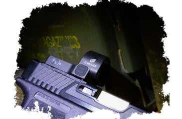 Image of Cyelee Optics Chameleon-GSRS8 Reflex Red Dot Sight, 1x26.5x22.5mm, 8 MOA Dot, Black, X004G5BOQF