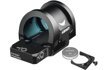 Image of Cyelee Optics Ghost HDG Reflex Red Dot Sight, 1x26.5x22.5mm, 2 MOA Dot/26 MOA Circle, Black, X0044ECYKX