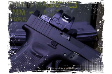 Image of Cyelee Optics Ghost HDG Reflex Red Dot Sight, 1x26.5x22.5mm, 2 MOA Dot/26 MOA Circle, Black, X0044ECYKX