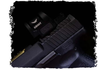 Image of Cyelee Optics Ghost HDG Reflex Red Dot Sight, 1x26.5x22.5mm, 2 MOA Dot/26 MOA Circle, Black, X0044ECYKX