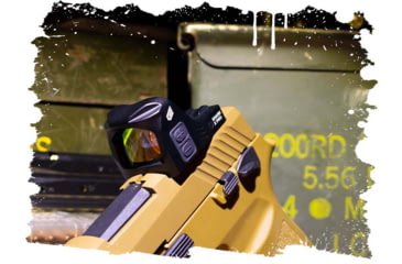 Image of Cyelee Optics Shark X PRO Reflex Red Dot Sight, 1x24x17mm, 2 MOA Dot/26 MOA Circle, Black, X0044ELYGD