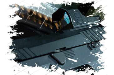 Image of Cyelee Optics Wolf X PRO Reflex Red Dot Sight, 1x24x17mm, 2 MOA Dot/26 MOA Circle, Black, X003ZV8QY9