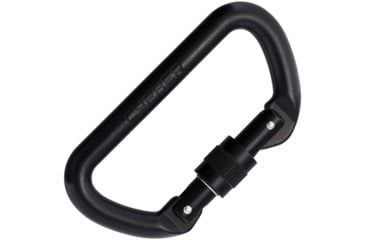 Image of Cypher D Screw Gate Carabiner Black