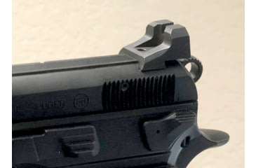 Image of CZ Custom Suppressor Height Pistol Sight Set, CZ 75, Rear, Black, 10663