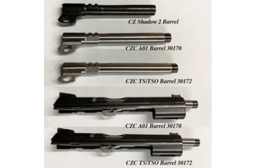 Image of CZ Custom Stainless threaded Barrel 1/2 x 28 TS 2/TSO 5.8in x 0.55in DIA