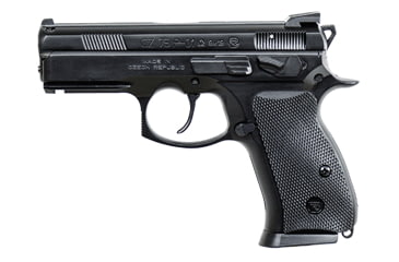 Image of CZ-USA P-01-Omega Pistol, 9mm Luger, 3.75in barrel, aluminum alloy frame, black rubber grip, recoil operated semi-automatic, 3-dot fixed, 14 round magazine, CZP01OMEGA9MM3.751FRRMPG