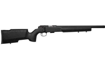 Image of CZ-USA 457 Pro Varmint Bolt Action Rifle, .22 Long Rifle, 16in Heavy Barrel, 1-16, Laminate Black Stock, Blued , 5RD, 02359-FRRMPG