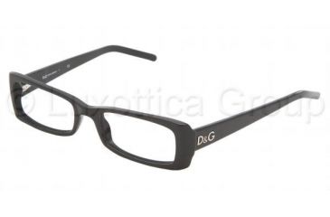 Image of D&amp;G DD 1158 Eyeglasses Styles Black Frame w/Non-Rx 50 mm Diameter Lenses, 501-5017, DandG DD 1158 Eyeglasses Styles Black Frame w/Non-Rx 50 mm Diameter Lenses