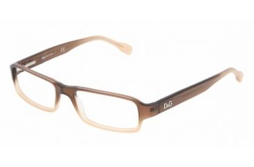 Image of D&amp;G DD 1188 Eyeglasses, Brown Gradient Frame w/Non Rx 51 mm Diameter Lenses, 1675 5116