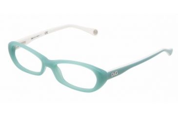 Image of D&amp;G DD 1192 Eyeglasses, Green Frame w/Non Rx 49 mm Diameter Lenses, 1704 4915