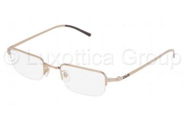 Image of D&amp;G DD 5057 Eyeglasses Styles Shiny Bronze Frame w/Non-Rx 45 mm Diameter Lenses, 108-4521
