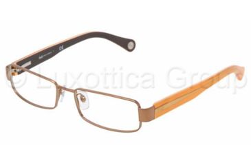 Image of D&amp;G DD 5061 Eyeglasses Styles -  Light Brown Frame w/Non-Rx 50 mm Diameter Lenses, 353-5016
