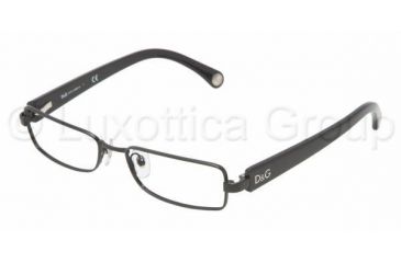Image of D&amp;G DD 5065 Eyeglasses Styles - Black Frame w/Non-Rx 51 mm Diameter Lenses, 064-5116