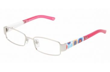 Image of D&amp;G DD 5073 Eyeglasses Styles Silver Frame w/Non-Rx 49 mm Diameter Lenses, 436-4916