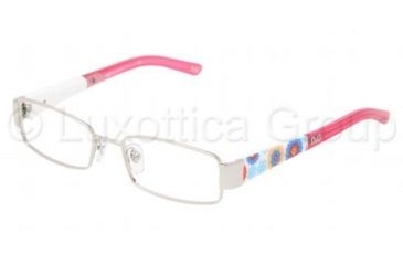 Image of D&amp;G DD 5073 Eyeglasses Styles Silver Frame w/Non-Rx 51 mm Diameter Lenses, 436-5116