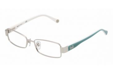 Image of D&amp;G DD 5081 Eyeglasses Styles -  Silver Frame w/Non-Rx 49 mm Diameter Lenses, 463-4916