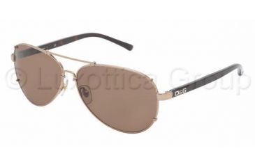 Image of D&amp;G DD6047 Sunglasses with No-Line Progressive Rx Prescription Lenses, Select Frame Color / Lens Diameter Bronze Frame / 60 mm Prescription Lenses