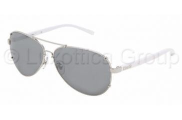 Image of D&amp;G DD6047 Sunglasses with No-Line Progressive Rx Prescription Lenses, Select Frame Color / Lens Diameter Silver Frame / 60 mm Prescription Lenses