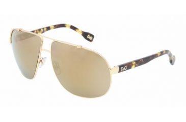 Image of D&amp;G DD 6070 Sunglasses w/ Gold Frame, 459-F9-6212