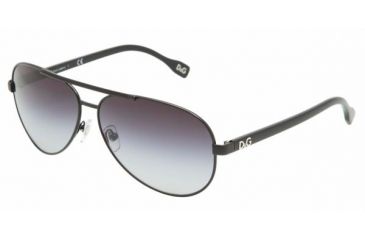 Image of D&amp;G DD6078 Progressive Sunglasses - Black/Black Gray Gradient Frame / 61 mm Prescription Lenses, 064-8G-6112