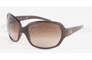 Image of D&amp;G Bifocal Sunglasses DD8018 with Lined Bi-Focal Rx Prescription Lenses, Select Frame Color / Lens Diameter Burned Brown Frame / 63 mm Prescription Lenses
