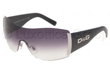 Image of D&amp;G DD 8039 Sunglasses Styles Black Frame / Gray Gradient Lenses, 501-8G-0131, DandG DD 8039 Sunglasses Styles Black Frame / Gray Gradient Lenses