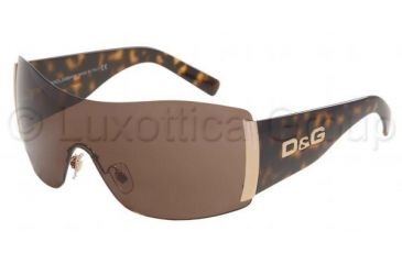 Image of D&amp;G DD 8039 Sunglasses Styles Havana Frame / Brown Lenses, 502-73-0131, DandG DD 8039 Sunglasses Styles Havana Frame / Brown Lenses