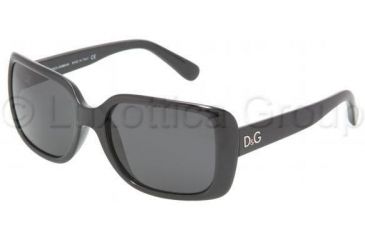 Image of D&amp;G DD8067 Progressive Prescription Sunglasses DD8067-501-87-5618 - Lens Diameter: 56 mm, Frame Color: Black
