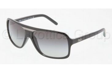 Image of D&amp;G DD 8068 Sunglasses Styles Black Frame / Gray Gradient Lenses, 501-8G-6113, DandG DD 8068 Sunglasses Styles Black Frame / Gray Gradient Lenses