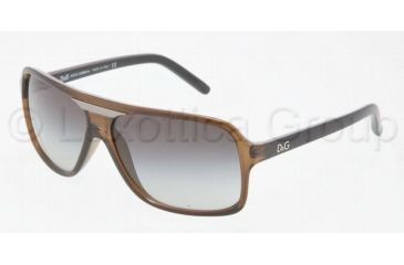 Image of D&amp;G DD 8068 Sunglasses Styles Olive Frame / Gray Gradient Lenses, 867-8G-6113, DandG DD 8068 Sunglasses Styles Olive Frame / Gray Gradient Lenses