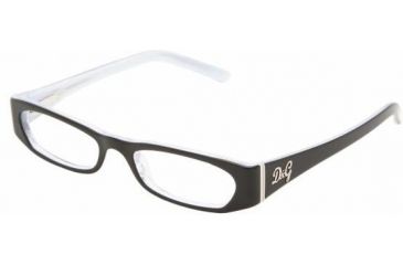 Image of DandG DD1154 #827 - Black On Ice Striped Frame, Demo Lens Lenses