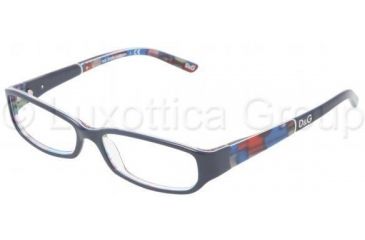 Image of D&amp;G DD1169 Progressive Prescription Eyeglasses 931-5215 - Blue On Texture 