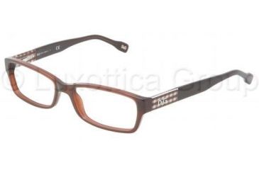 Image of D&amp;G DD1207 Bifocal Prescription Eyeglasses 1839-5116 - Brown 