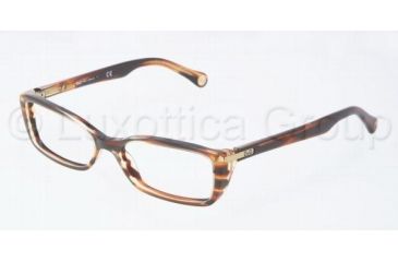 Image of D&amp;G DD1219 Single Vision Prescription Eyewear 1572-5115 - Striped Havana 