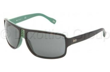 Image of D&amp;G DD3045 Sunglasses 940/87-6313 - Havana On Green Gray