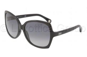 Image of D&amp;G DD3063 Progressive Prescription Sunglasses DD3063-501-8G-5817 - Frame Color: Black, Lens Diameter: 58 mm