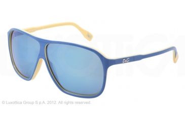 Image of D&amp;G FASHION SHOW + NEW TREND 3 DD3073 Progressive Prescription Sunglasses DD3073-194455-63 - Lens Diameter 63 mm, Lens Diameter 63 mm, Frame Color Top Azure On Yellow
