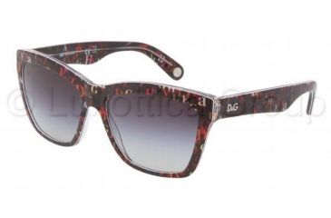 Image of D&amp;G Lettering DD3080 Bifocal Prescription Sunglasses DD3080-19748G-5617 - Lens Diameter 56 mm, Frame Color Lettering Black