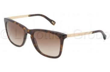 Image of D&amp;G DD3081 Progressive Prescription Sunglasses DD3081-502-13-5419 - Lens Diameter 54 mm, Frame Color Havana