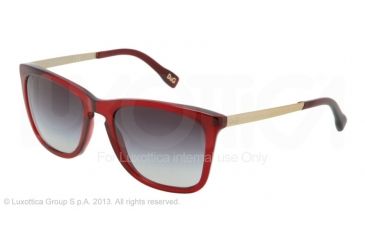Image of D&amp;G DD3081 Progressive Prescription Sunglasses DD3081-550-8G-5419 - Lens Diameter 54 mm, Frame Color Transparent / Red