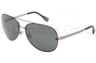 Image of D&amp;G DD6086 Sunglasses 110887-6414 - Matte Gunmetal Frame, Gray Lenses