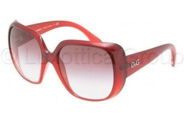 Image of D&amp;G DD8087 Progressive Prescription Sunglasses DD8087-18888H-5718 - Lens Diameter 57 mm, Frame Color Red Gradient