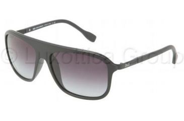 Image of D&amp;G DD8088 Sunglasses 17598G-5816 - Matte Black Gray Gradient